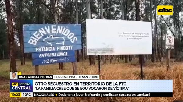 Otro secuestro en territorio de la FTC - ABC Noticias - ABC Color