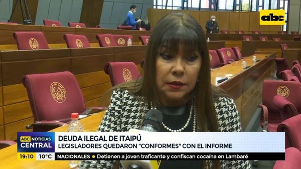 Deuda ilegal de Itaipú: Legisladores quedaron “conformes” con el informe - ABC Noticias - ABC Color