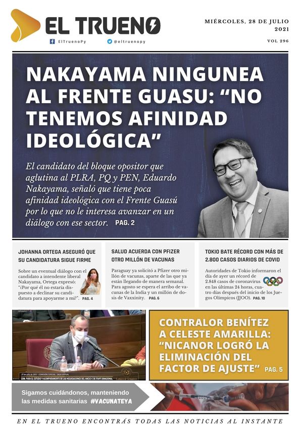 E-paper 28 de julio 2021 - El Trueno