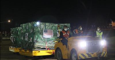 Arribó al país un nuevo lote de vacunas por gentileza de Estados Unidos