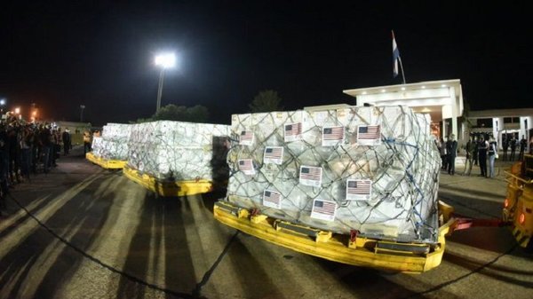 Llegó el segundo lote de 1 millón de dosis Pfizer donadas por EEUU | Noticias Paraguay