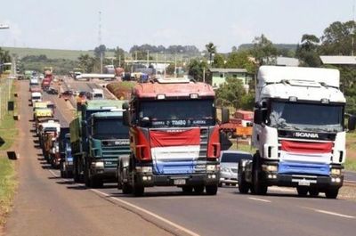 Paro de camioneros en todo el país