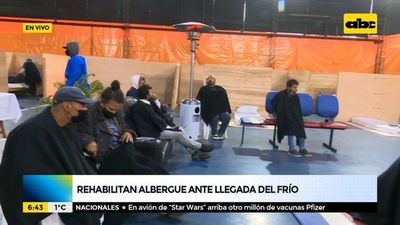 Rehabilitan albergue ante la llegada del frío polar - ABC Noticias - ABC Color