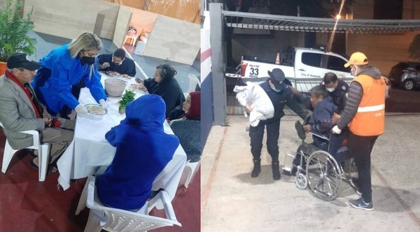 Diario HOY | SEN asistió a más de 40 personas en situación de calle durante la fría noche