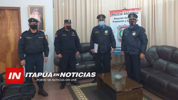 DIRECTOR DE POLICÍA DE ITAPÚA SE REUNIÓ CON EL INTENDENTE DE ENCARNACIÓN.