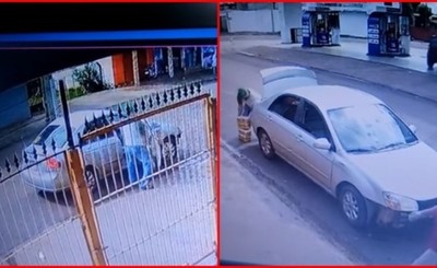 Huyen con 42 packs de cerveza sin pagar de dos locales de Franco y CDE