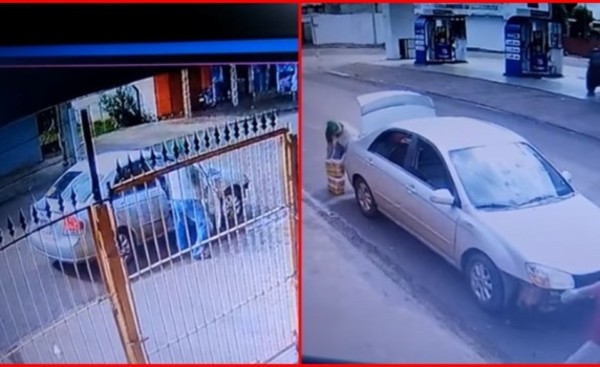 Huyen con 42 packs de cerveza sin pagar de dos locales de Franco y CDE