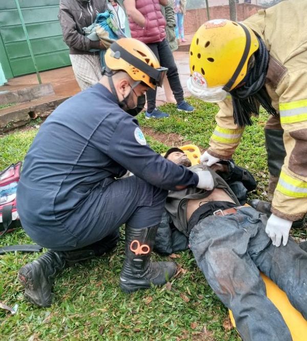 Un acuchillado, dos detenidos e incautación de motocicleta en el barrio San Blas