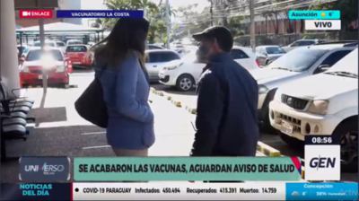 Diario HOY | El puesto vacunatorio del Sanatorio La Costa quedó sin stock de vacunas