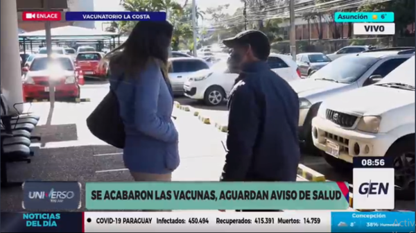 Diario HOY | El puesto vacunatorio del Sanatorio La Costa quedó sin stock de vacunas