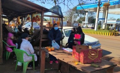 Programa Abrazo y CODENI verifican trabajo infantil en Pdte. Franco
