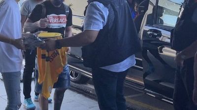 Messi ya está en Barcelona
