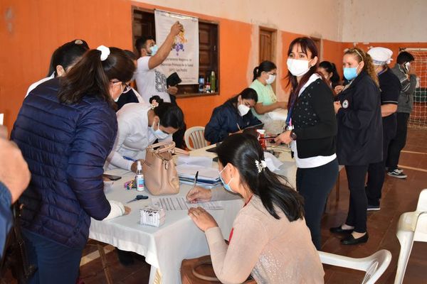 Vacunas contra covid-19 también se agotan en San Pedro - Nacionales - ABC Color