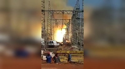 Diario HOY | Principio de incendio en subestática de San Lorenzo dejó a miles de clientes sin energía