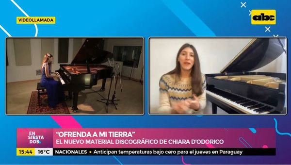 “Ofrenda a mi tierra” - El nuevo material discográfico de Chiara D’Odorico - Ensiestados - ABC Color