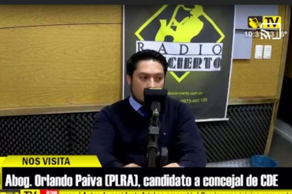 Orlando Paiva propone renovar liderazgos que hace 20 años tiene el PLRA en Alto Paraná