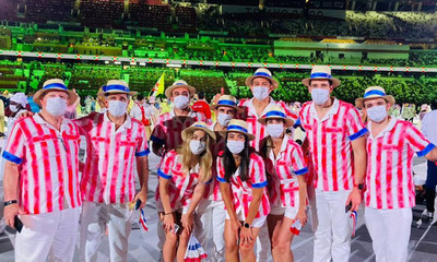 Olimpiadas Tokyo 2021: Es admirado en todo el mundo look inspirado en años 30 y 40 de atletas paraguayos - OviedoPress