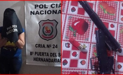 Mujer que disparaba con una escopeta y amenazó a vecinos es imputada