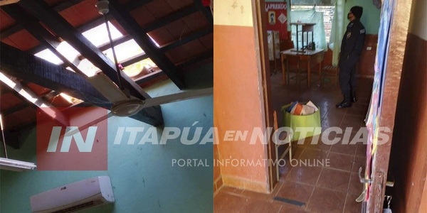 HURTO EN SEDE DE LA ESCUELA TIBURCIO BOGADO.