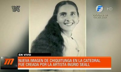 Nueva imagen de Chiquitunga en la Catedral | Telefuturo