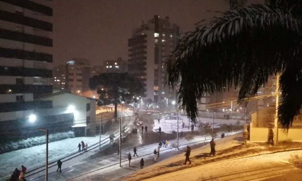 Brasil vivió una nevada histórica con temperaturas bajo cero en el sur del país