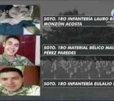 Atentado en el Norte: Revelan identidad de militares muertos  - Paraguay.com