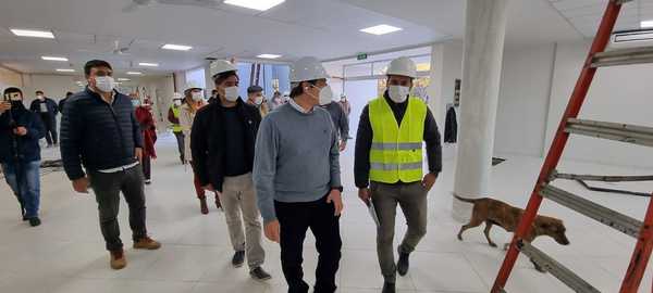 Presidente de IPS verificó avance de obra de la Unidad Sanitaria de San Juan Bautista