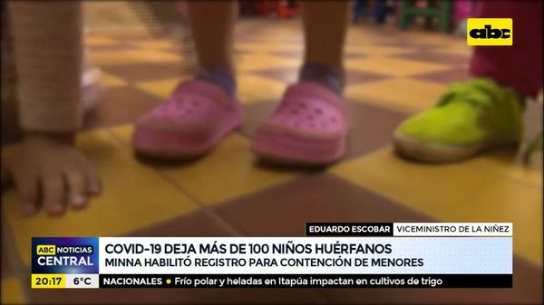 El covid-19 deja más de 100 niños huérfanos - ABC Noticias - ABC Color
