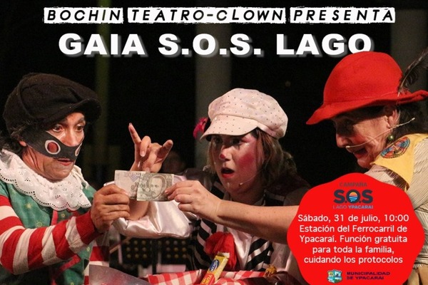 La campaña S.O.S Lago Ypacaraí  invita a las familias al teatro al aire libre  | Lambaré Informativo