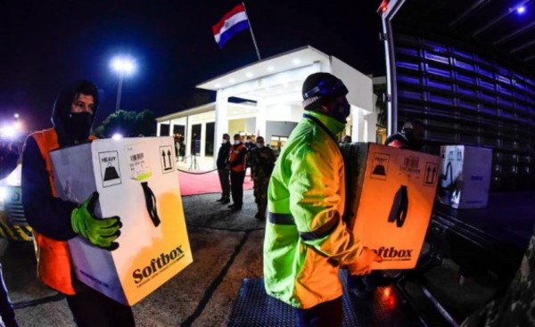 Esta madrugada arribaron 35.000 nuevas dosis de Pfizer