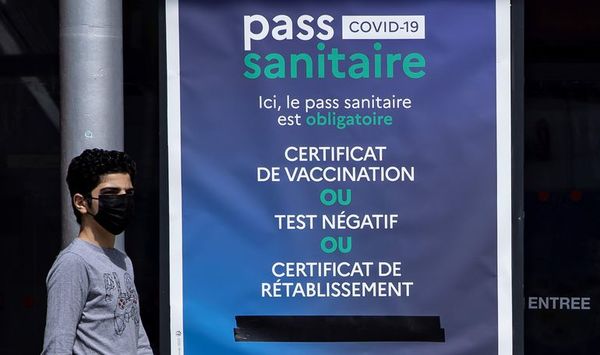 Gran despliegue policial en París por las protestas contra el pase sanitario - Mundo - ABC Color