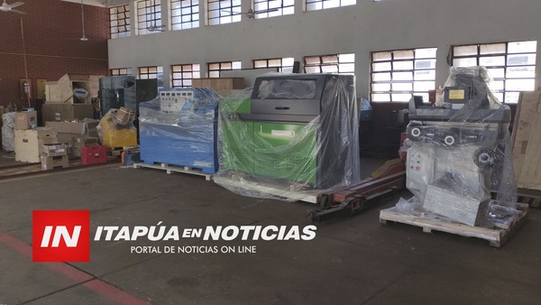 NOTICIA POSITIVA: LLEGAN EQUIPOS PARA PRACTICA DE MECANICA AUTOMOTRIZ AL COLEGIO TÉCNICO.