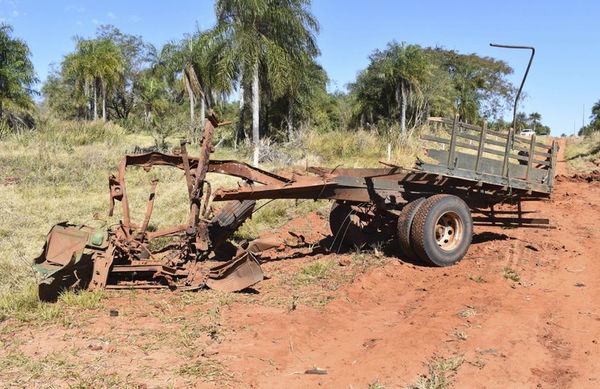 EPP usó  garrafa de 13 kilos llena de explosivos para matar a los militares de la FTC - Nacionales - ABC Color