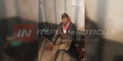 ATRAPAN A UN SOSPECHOSO, LUEGO DEL ROBO DE MOTOCICLETA EN SAN JUAN DEL PNÁ.