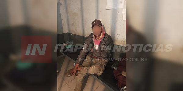 ATRAPAN A UN SOSPECHOSO, LUEGO DEL ROBO DE MOTOCICLETA EN SAN JUAN DEL PNÁ.