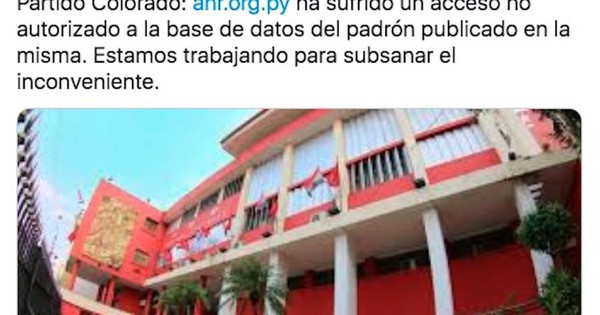 La Nación / Fiscalía debe investigar de oficio lo que ocurrió con la web de la ANR