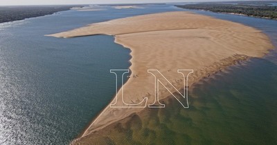 La Nación / La bajante histórica del río Paraná