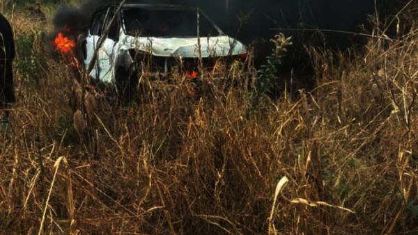 Asaltan a colono, huyen y luego queman su vehículo en Santaní