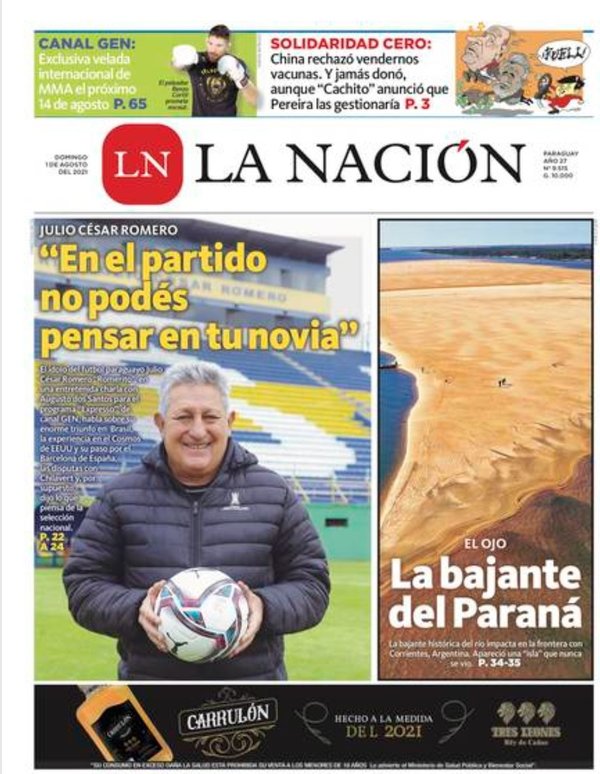 Portadas de este domingo 1 de agosto del 2021