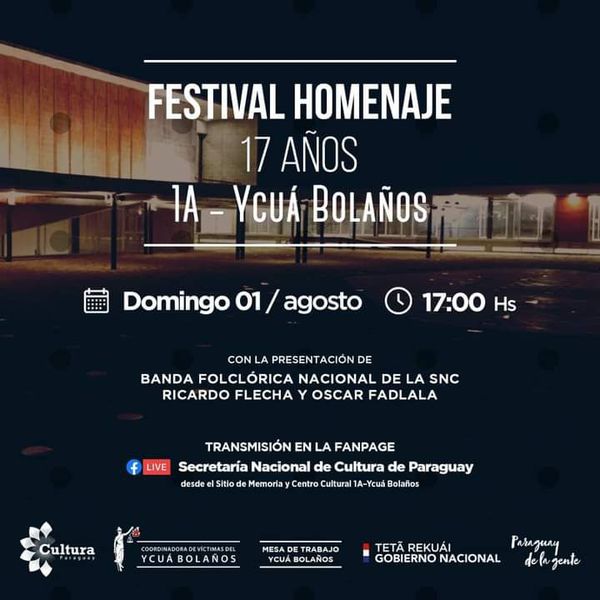 Con un festival rendirán homenaje a las víctimas de la tragedia del Ycuá Bolaños - Nacionales - ABC Color