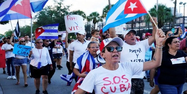 “Libertad para Cuba, Nicaragua y Venezuela” gritan en Miami