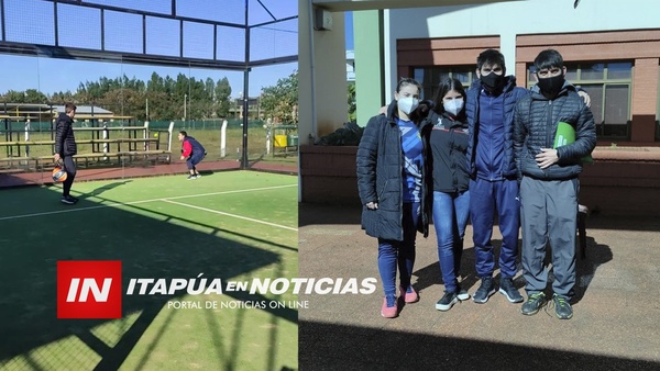 JÓVENES CON EL SUEÑO DE DEJAR EN ALTO EL NOMBRE DE PARAGUAY EN EL MUNDIAL DE PÁDEL.