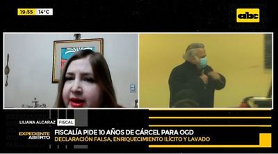 Expediente Abierto: Fiscalía pide 10 años de cárcel para OGD - ABC Noticias - ABC Color