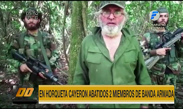 Cayeron abatidos dos miembros de banda armada en Horqueta | Telefuturo