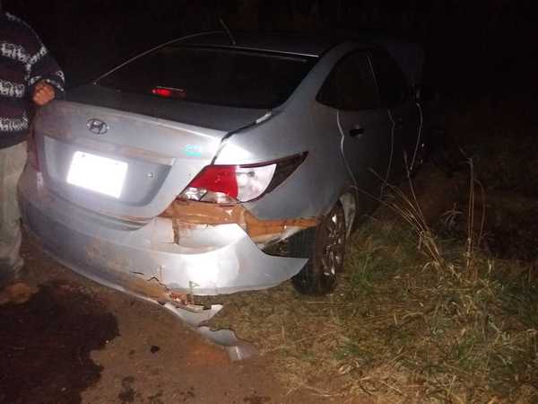 VEHÍCULO VOLCÓ EN LA ZONA DE POTRERITO AVIACIÓN DE GRAL. ARTIGAS