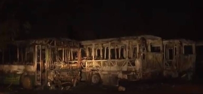 Diario HOY | Incendio de gran magnitud en Luque consumió varios colectivos