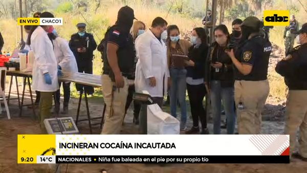Incinerarán cocaína incautada - A la gran 730 - ABC Color