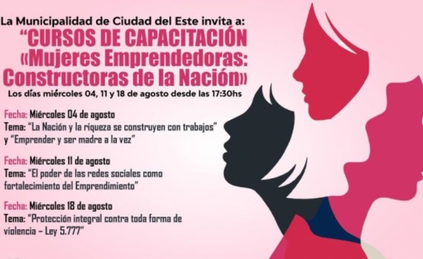 Secretaría de la Mujer impulsa capacitación para mujeres emprendedoras