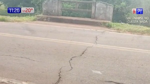 Puente en mal estado atemoriza a pobladores de Carapeguá | Noticias Paraguay