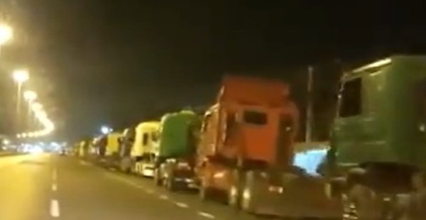 Movilización de camioneros en Asunción - C9N